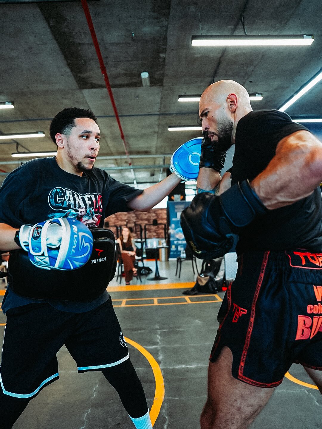 Pad Work Training Session